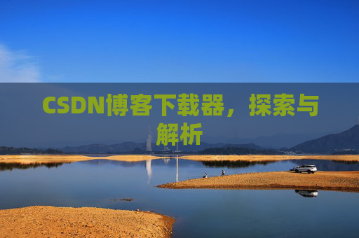 CSDN博客下载器，探索与解析
